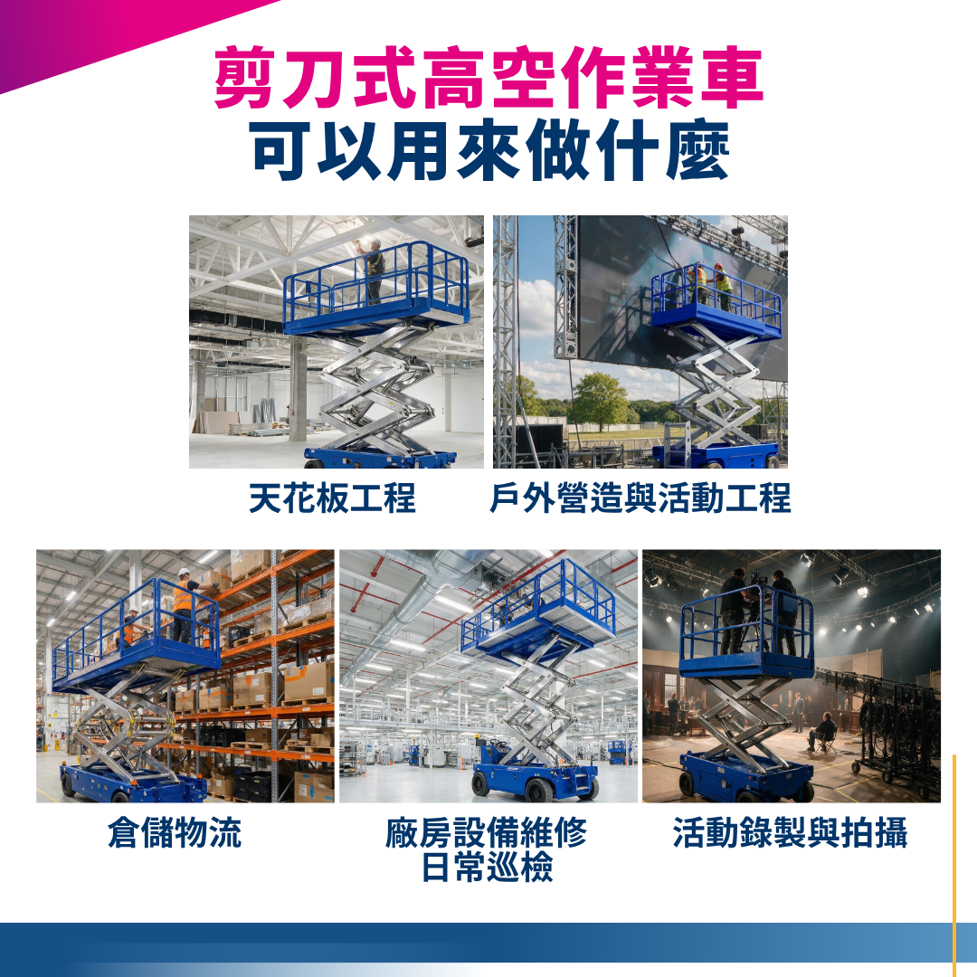 剪刀式高空作業車應用